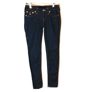 True Religion SKINNY Dark Wash Excellent Condition